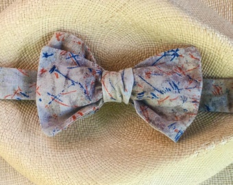 confetti speckled (self tie bowtie)