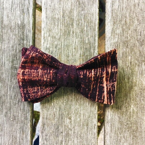 maroon grain (self tie bowtie)