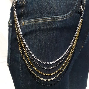 Angel Detail Pants Chain, Key Chain for Pants, Jeans Accessories, Jeans  Chain, Mens Pants Chain, Chain Belt, Pocket Chain for Trousers Gift 