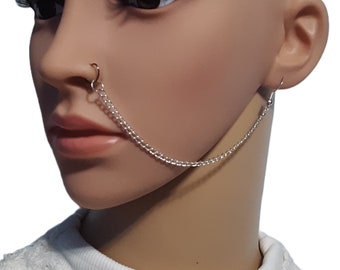 Corrente de nariz Curb Chain de uma única volta com 8 opções de cores