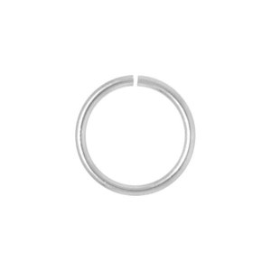 Sterling Silver 16g, 18g, 20g, 21g or 22g Seamless Nose or Ear Hoop Available in 6mm, 7mm, 8mm or 10mm