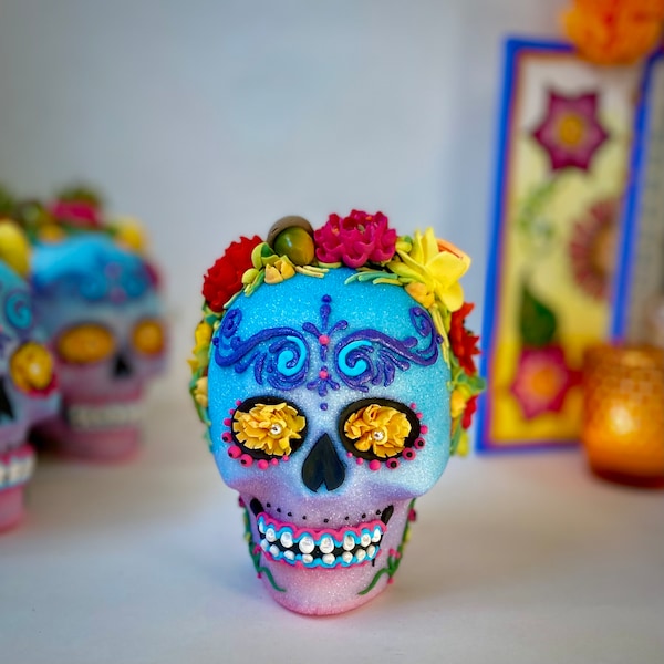 Solid Sugar Day of the Dead Skull