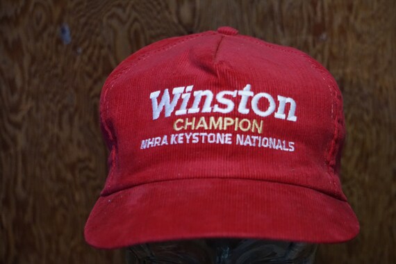 Vintage Winston NHRA Drag Racing Corduroy Keyston… - image 2