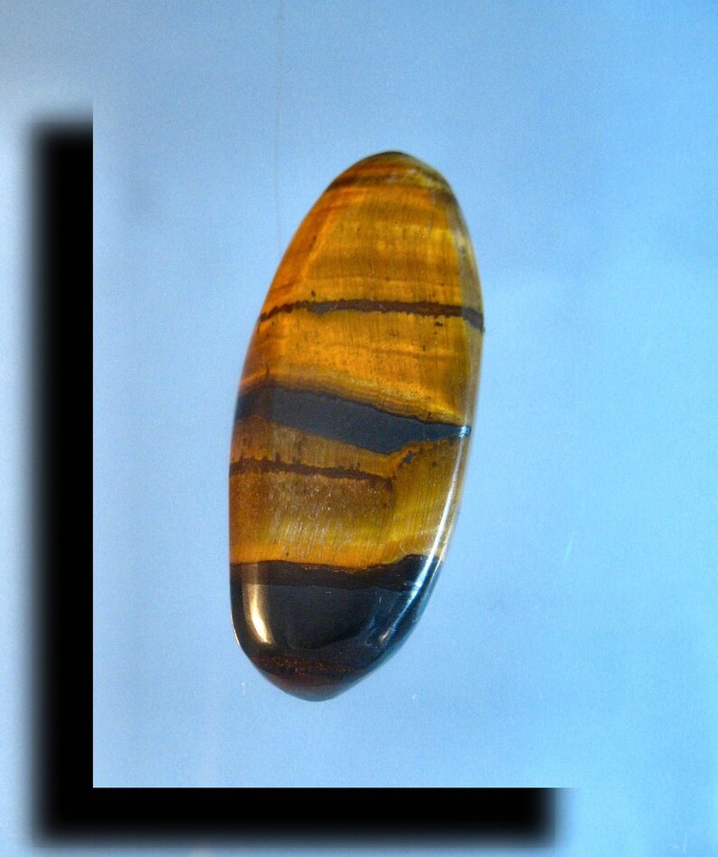 AAA Golden Tiger Eye Designer Cabochon 8136