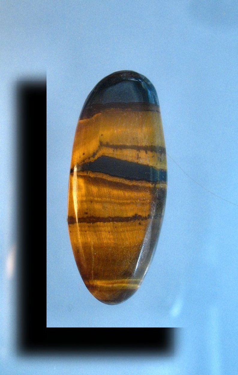 AAA Golden Tiger Eye Designer Cabochon 8136