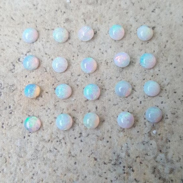 Australian Opals 2.5mm-Original 2,25 mm Australian Opals-lose Steine 