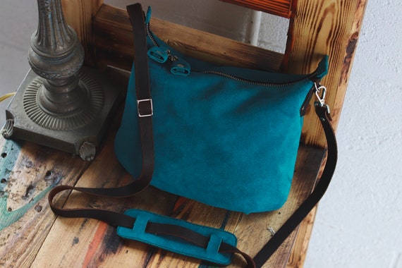 Itzel Turquoise Leather Crossbody Bag by Que Chula – Indian Traders (L7  Enterprises)