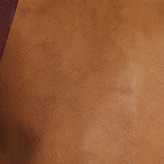 Patina Tan Genuine Cowhide Leather For Your Custom Bag Sample Etsy