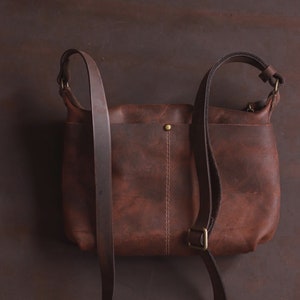 Custom leather bag Brown bag purse | leather crossbody bag | vintage brown purse, custom leather bag | Borla