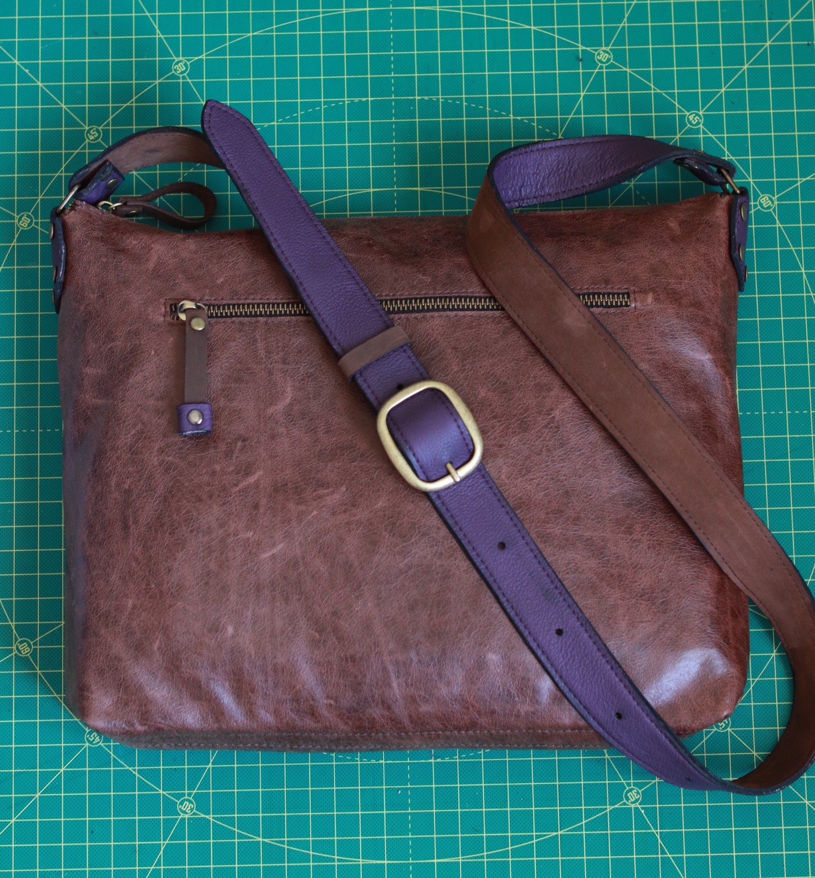 Brown Bag Leather Chocolate Brown Crossbody Bag Leather Etsy