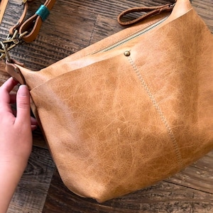 Leather Bag sewing pattern PDF + video tutorial Borla