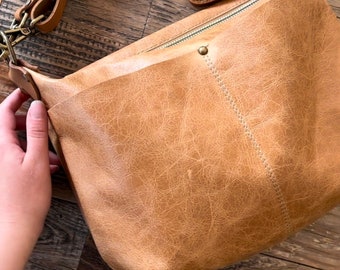 Leather Bag sewing pattern PDF + video tutorial Borla