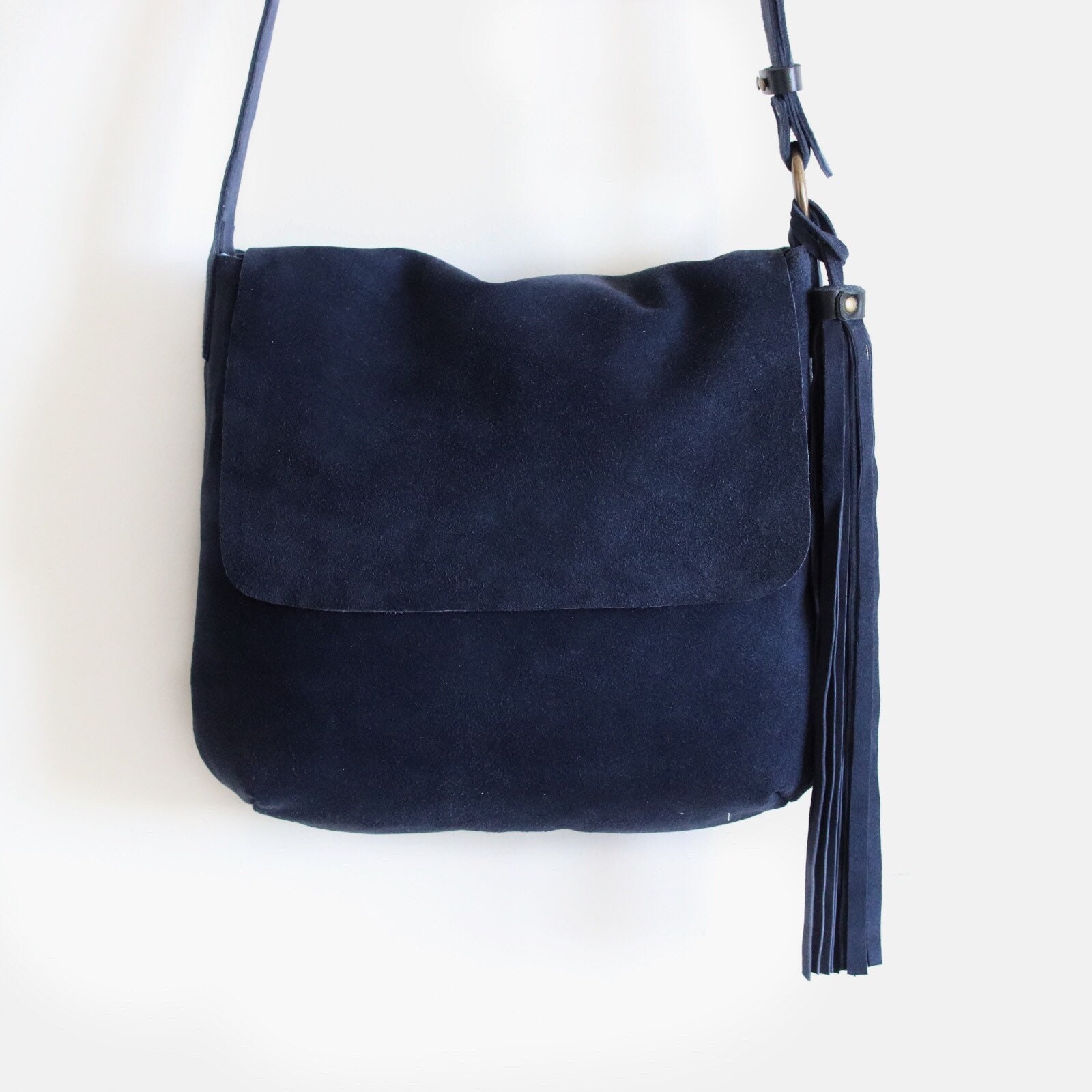 Sale//blue Suede Bag Crossbody Navy Blue Bag Custom Bag | Etsy New Zealand