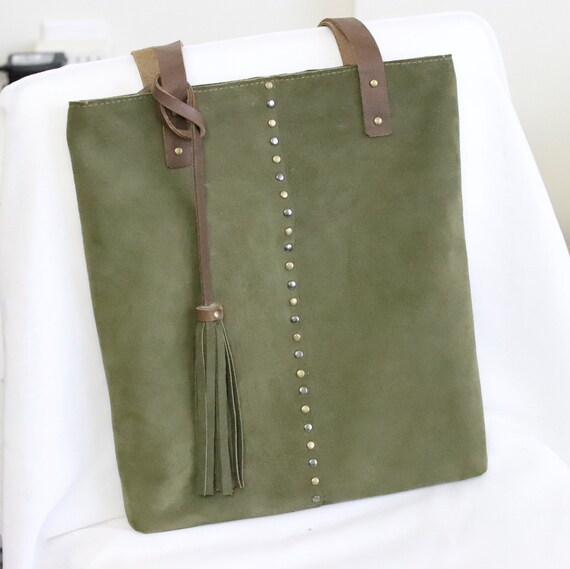olive green tote