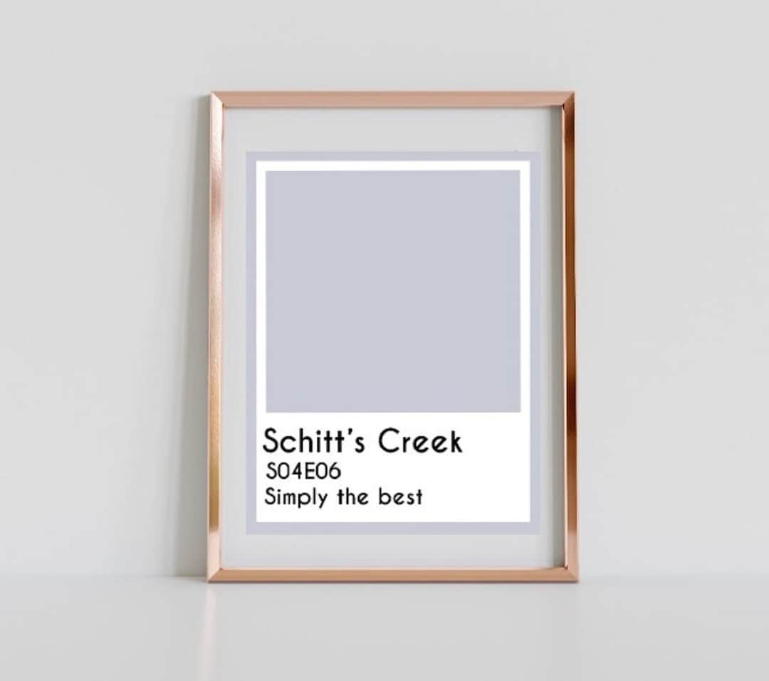 Schitt's Creek Simply the Best Digital Art Print Etsy