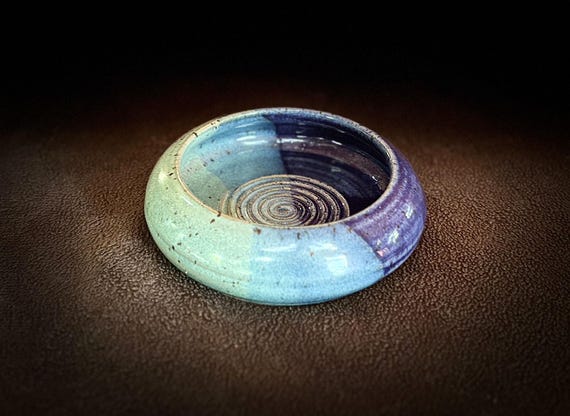 Hand Thrown Pottery Garlic Grater from the Mountains of North Carolina, Balsamic Glaze, Olive Oil Herb Dipping Bowl, Ceramic, Gift