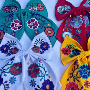 Embroidered Bow