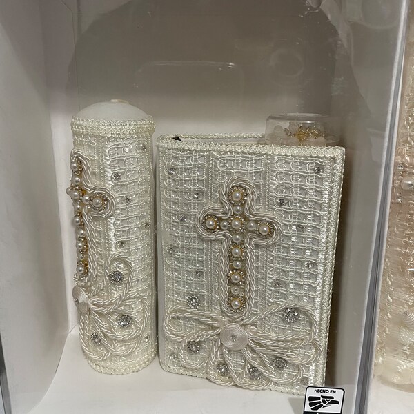 Gorgeous First Communion 3 Piece Candle Set