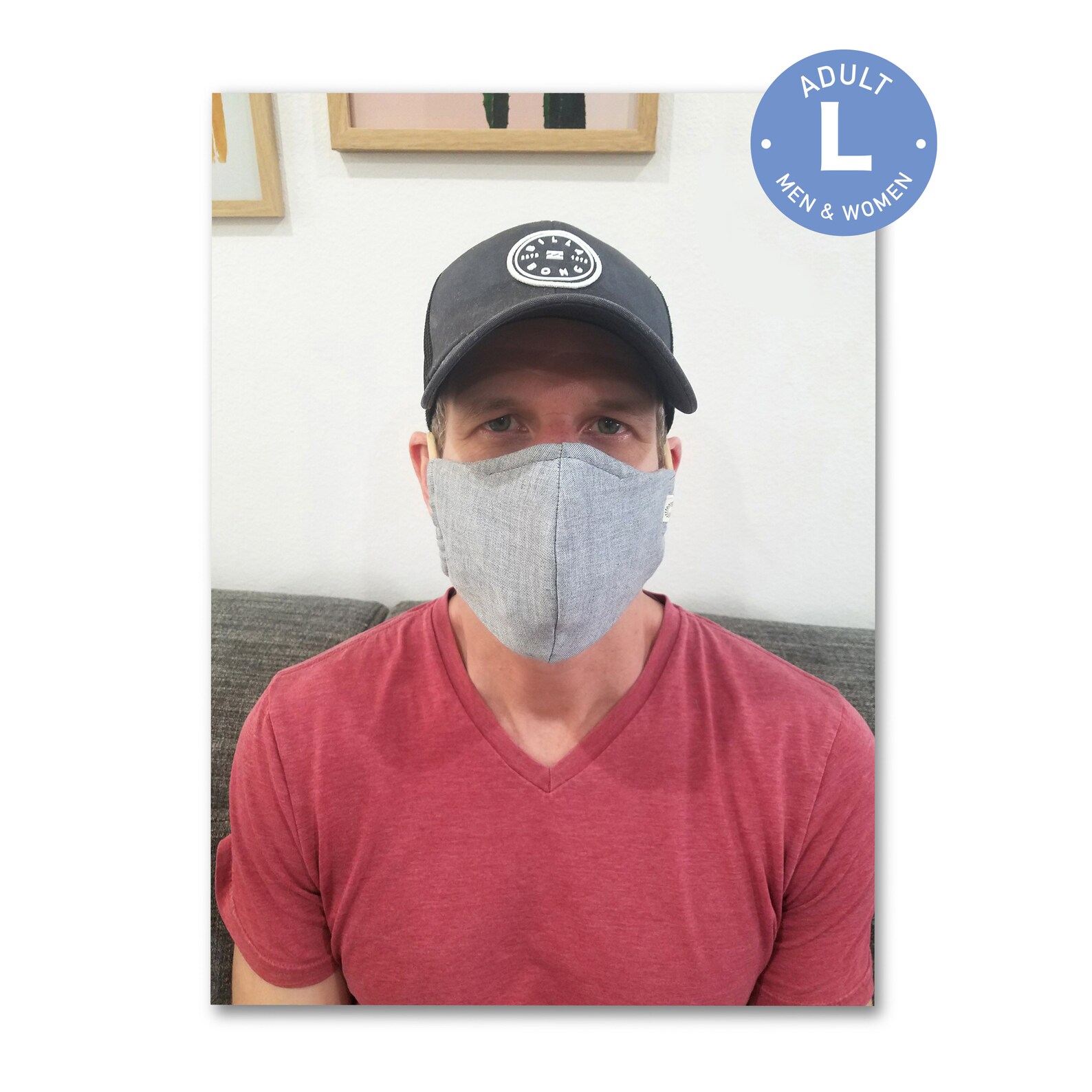 Muslin Face Mask With Pocket for Filter and Wire Nose Bridge Etsy