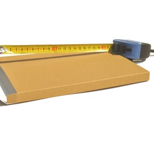 28 Presentatiedozen, geschenkdozen, kartonnen dozen I Grijs, wit, kraftdozen I Middeldunne dozen 8,6 x 6,3 x 0,6"