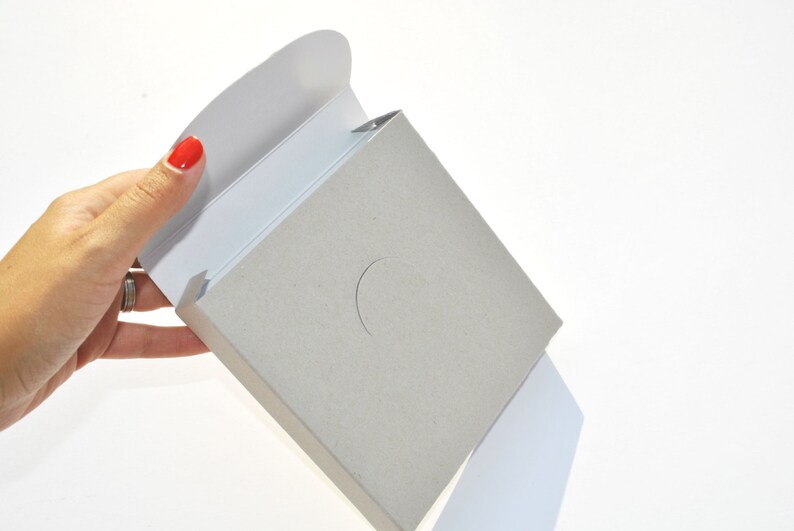 35 Card stock boxes I White grey kraft card I Gift boxes Etsy