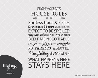Download House Rules Svg Etsy