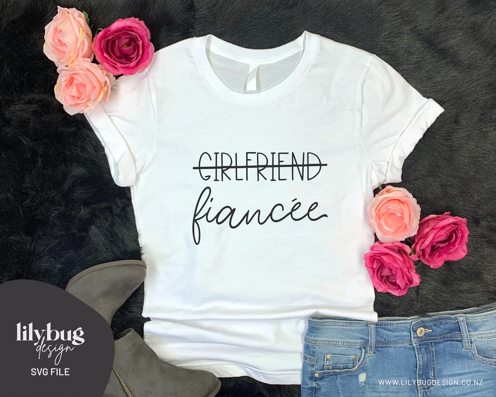 Engagement SVG Bundle | Newly Engaged Couple Files | Fiance & Fiancee ...