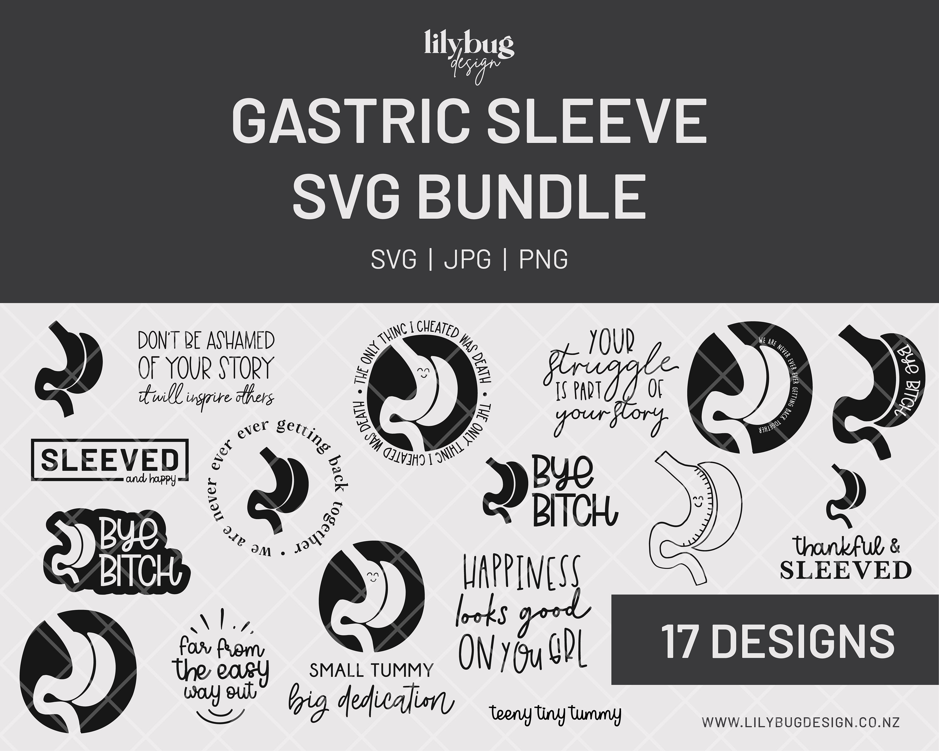 Gastric Sleeve Digital Design Bundle, Gastric Sleeve, Vsg Surgery ...