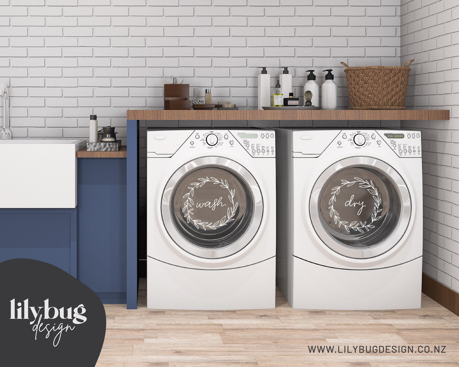 Wash and Dry Washing Machine Laundry Label Set SVG PNG and Etsy New