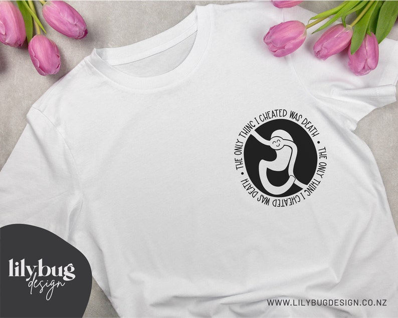 Det enda jag fuskade var Death Sleeve gastric bypass vsg-kirurgi - SVG JPG- och PNG-filer bild 5
