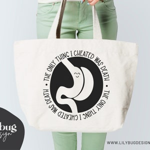 Det enda jag fuskade var Death Sleeve gastric bypass vsg-kirurgi - SVG JPG- och PNG-filer bild 2