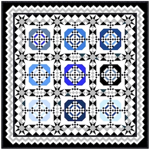 Wzór na kołdrę z wykorzystaniem ścinków: Wspomnienia o minionych kołdrach – pobierz plik PDF