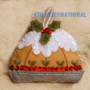 Bucilla Chef Santa 6 Pce. Felt Christmas Ornament Kit 85459 Baking, pudding DIY image 4