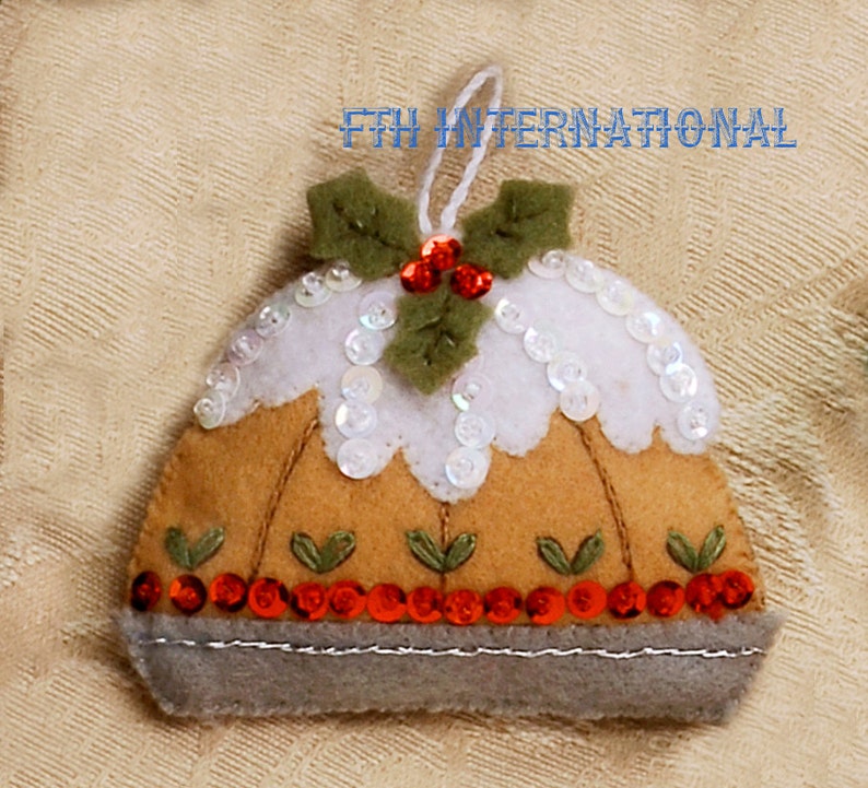 Bucilla Chef Santa 6 Pce. Felt Christmas Ornament Kit 85459 Baking, pudding DIY image 4