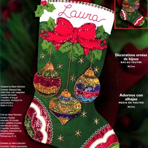 Bucilla Chickadees 18 Christmas Stocking Kit 86326 DIY 