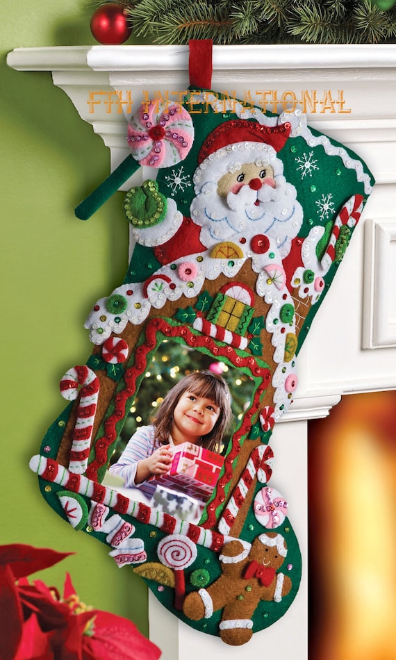 Bucilla Felt Christmas Stocking Kits, Ornament Kits, Wreath Kits