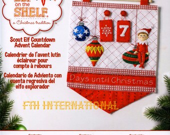 Bucilla Elf On The Shelf ~ Felt Christmas Countdown Advent Calendar Kit #86551 DIY