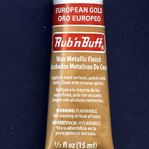 ANTIQUE GOLD Rub 'n Buff Metallic Finish Wood Metal Repair Touch up for  Wood Metal Furniture Leather Frame N Craft Finishing AMACO 76362b -   Sweden