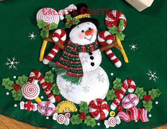 bucilla candy snowman