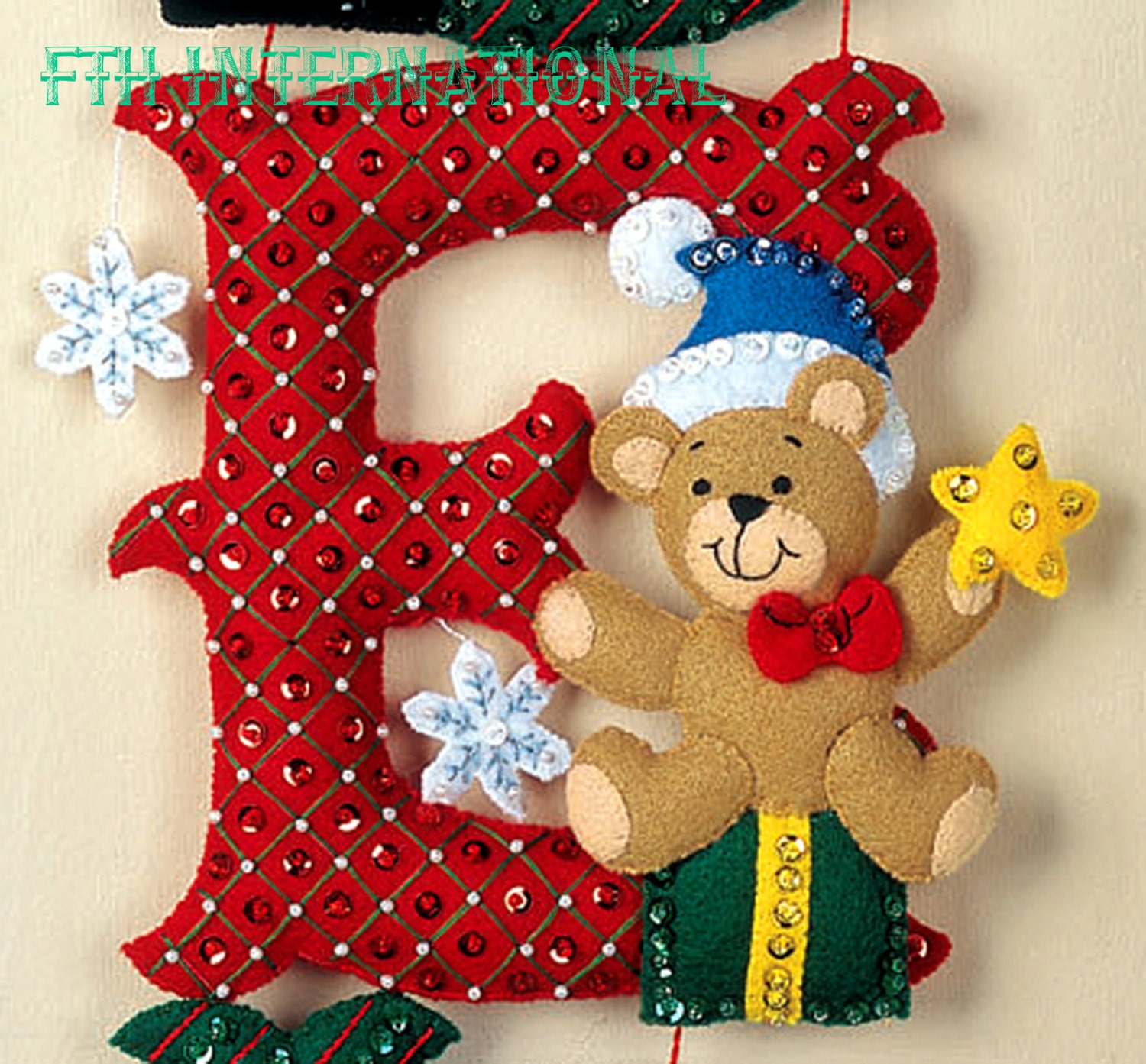 Bucilla Felt Applique Wall Hanging Kit, Noel, Perfect for Holiday DIY Arts  and Crafts, 89655E