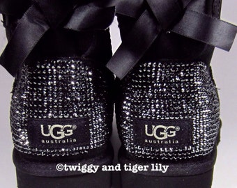 black uggs with rhinestones black uggs with rhinestones