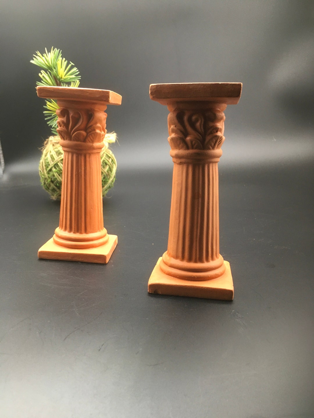 Vintage Pier One Column Candlestick Holder Etsy