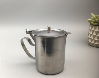 Vintage Stainless Steel Korea Creamer