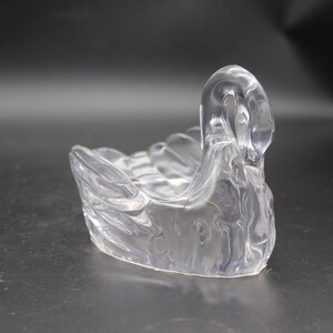 Vintage Plastic Swan Jewelry Holder
