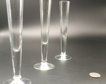 Vintage trio of small  MCM cordial glasses free shipping in the USA