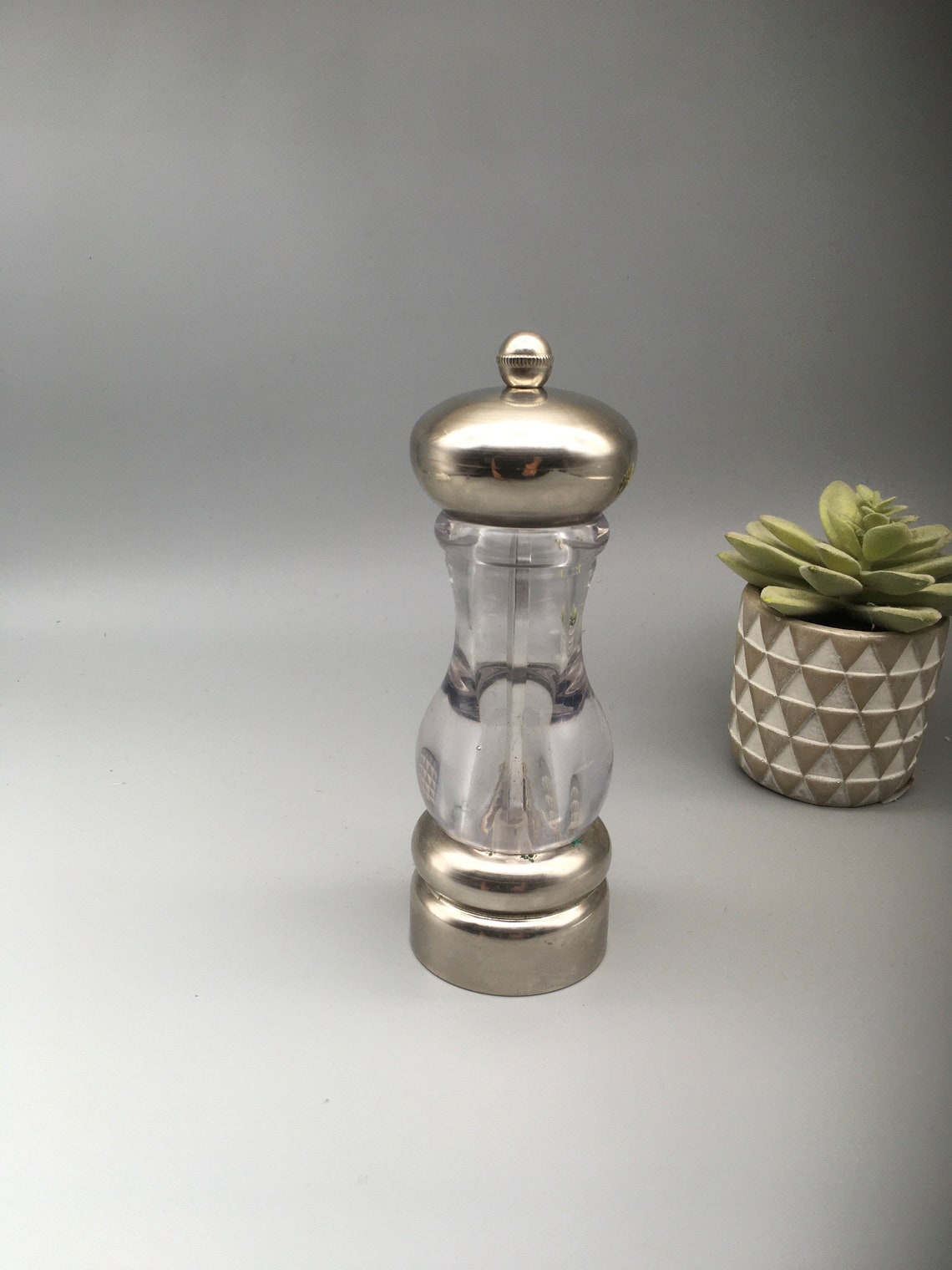 Vintage Olde Thompson Acrylic Pepper Grinder Etsy