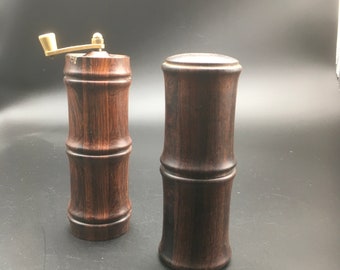 Vintage Salzstreuer und Pfeffermühle aus Skandinavien