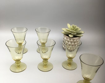 Vintage Set hellbrauner schwedischer ""Gulli"" Kelche."