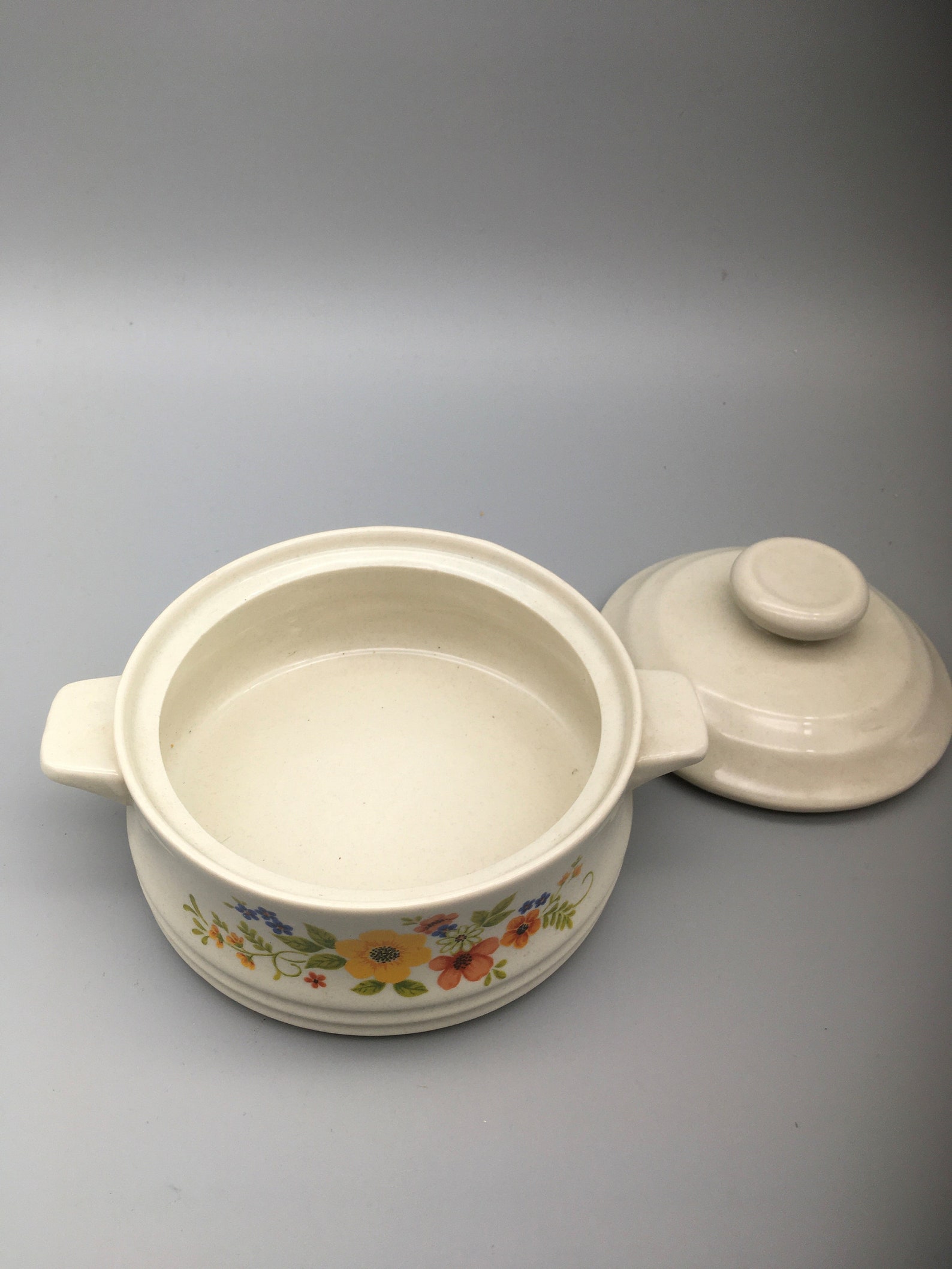 Vintage bakeware casserole dish with lid Etsy