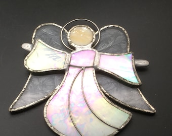 Vintage Glas Engel Ornament zum Aufhängen